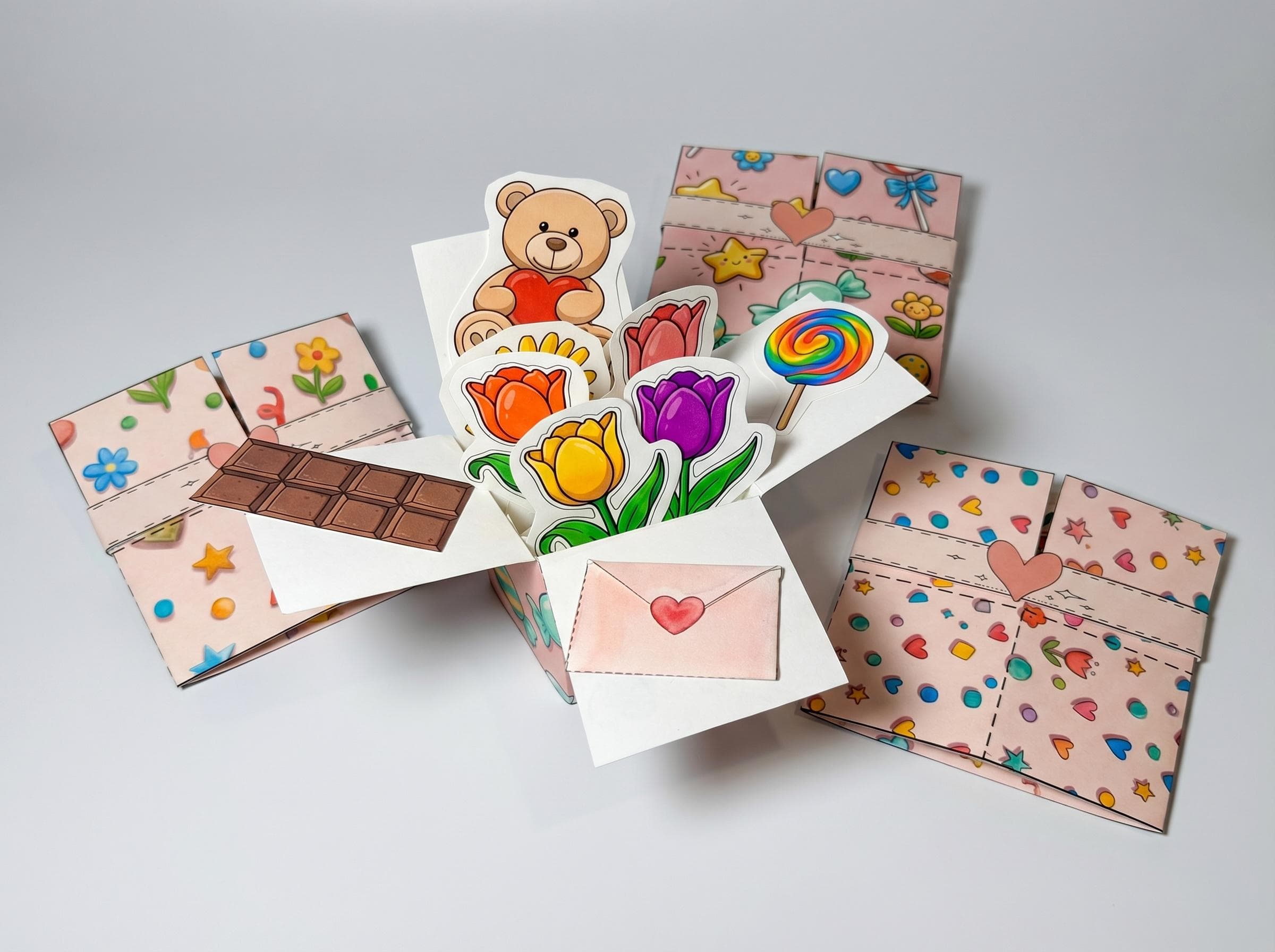 Pop Up Flower Box Card